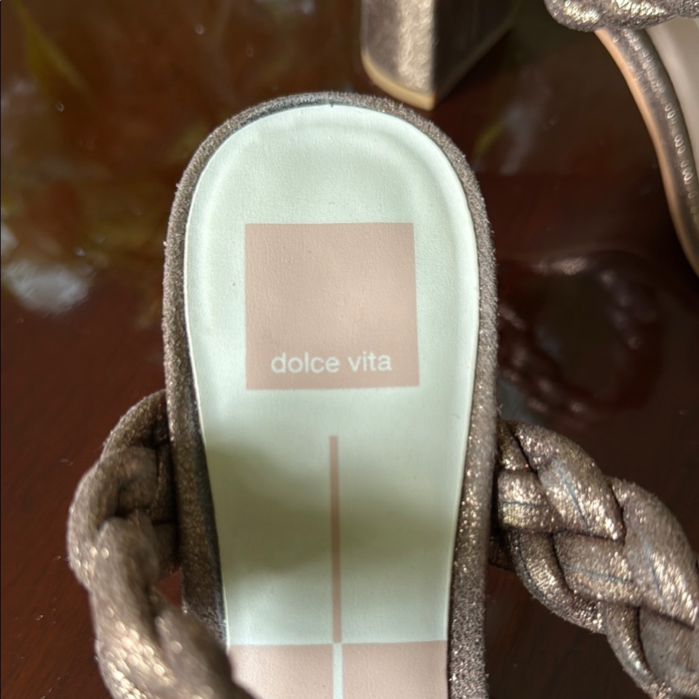 Dolce Vita Brown Heeled Sandals - Picture 5 of 16